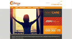 Desktop Screenshot of carelineteam.org.au